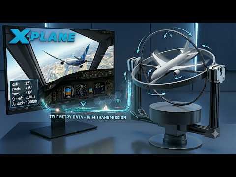 Flight Motion Simulator (X-Plane) Test | How an Aircraft Flies in Real Life