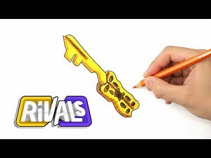 How to draw Keylisong. ROBLOX RIVALS Knife skin