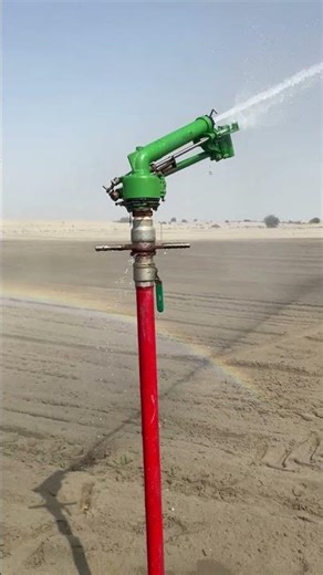 Aqua Jet 80 Sprinkler With 16MM Nozel at 3 bar Pressure #sprinkler #raingun #irrigation #shorts