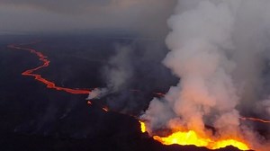 Bardarbunga : un drone livre une vue spectaculaire de l’éruption du volcan islandais