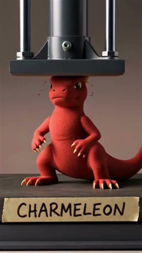 Hydraulic Press vs Charmeleon Kinetic Sand ASMR | Pokemon