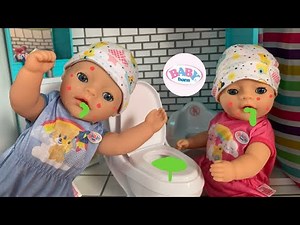 Baby Born Twins are Sick and Throw up!🤮