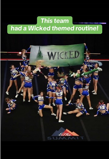 Wicked Themed Cheerleading Routine: Elphaba vs. Glinda