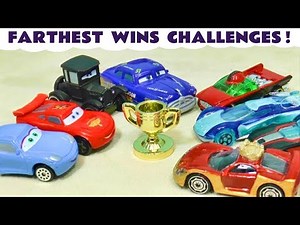 Cars Farthest Wins Team Challenges with the Funlings Cars