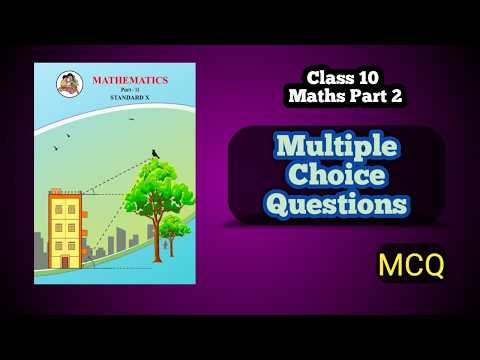 Class 10 Maths/part 2/Multiple choice qustions/MCQ #class10maths