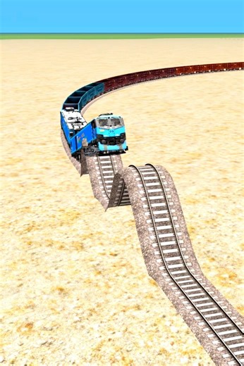 💎WAG12 RISKY BUMPY TRACK CROSSING #train #beats #phonk #game #trainsim