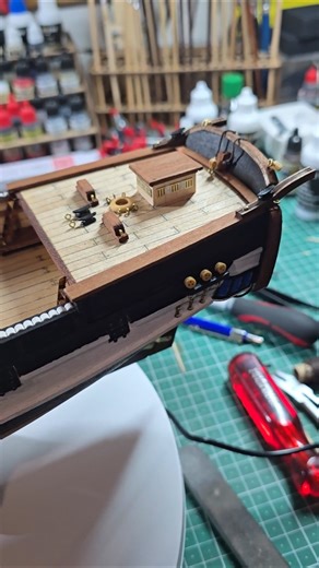 HMS Beagle, build continues