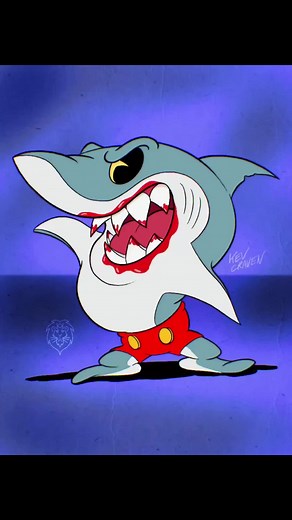 Drawing Jaws in Cuphead Style | Procreate Timelapse Tutorial