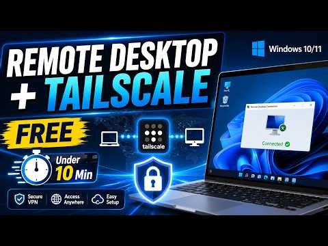 EASY: Win. Remote Desktop & VPN (W10/11) - 2026