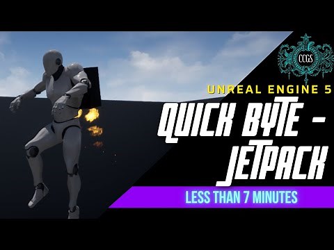 Unreal Engine Tutorial Quick Byte - Jetpack in 7 minutes #unrealengine #ue4 #ue5