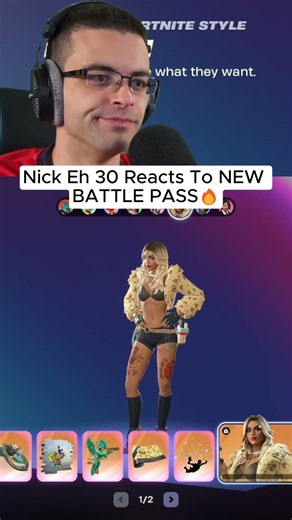 Nick Eh 30 Reacts To NEW Chapter 7 Season 3 Battle Pass🔥🔥