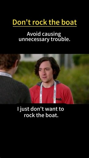 What does "Don't Rock the Boat" mean? | English Idioms 2026 #EnglishLearning #Idioms #LearnEnglish