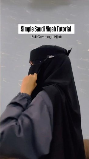 Simple Saudi Niqab Tutorial | Simple and Easy Style | Full Coverage Saudi Niqab Style |
