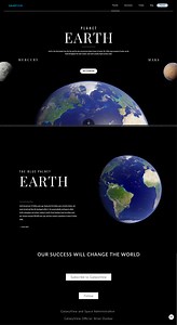 Solar System Website | Animated - Dmitry Korovin