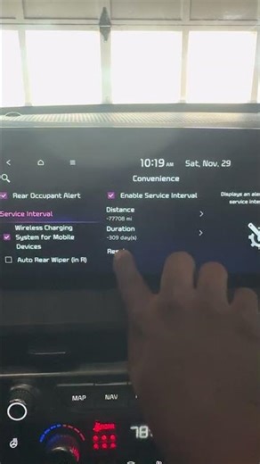2024 Kia telluride oil reset #kia #telluride #oilchange #maintenance