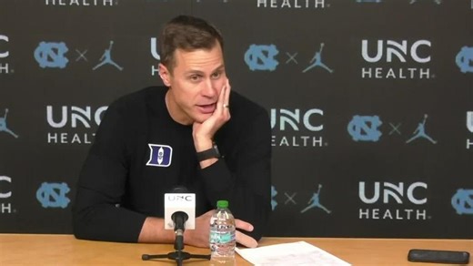 Duke's Jon Scheyer: Staff 'punched in the face' during UNC court storm
