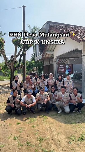 KKN Desa Mulangsari 2025: Kolaborasi UBP dan UNSIKA
