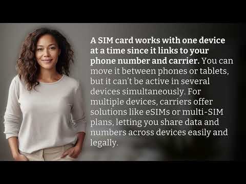 Can One SIM Card Work with Multiple Devices?