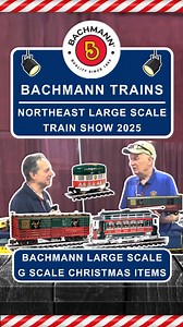 Bachmann Trains G Scale Christmas Items - Amherst Northeast Large Scale Train Show 2025! Showcasing Christmas train items in G Scale from Bachmann Trains USA! 🚂 Shop Online: https://www.trainworld.com/shop-by-brand/bachmann.html?road_name=295&scale=146 #trains #train #modeltrain #modelrailroad #railfans #railfans_of_instagram #railfanning #trainworld #trainland #toytrain #modeltrains #railroad #locomotive #amhersttrainshow #amhersttrainshow2025 #bachmanntrains #northeastlargescaleshow #bachmann