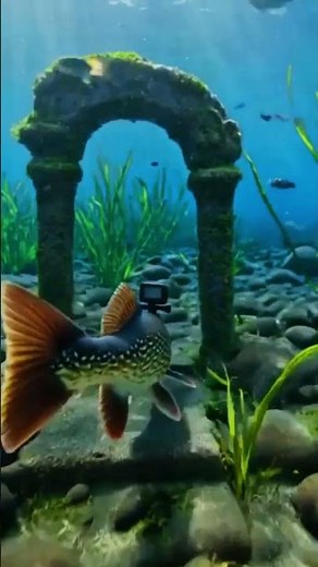 What a Fish Sees Underwater… GoPro POV in a Crystal Clear Lake!