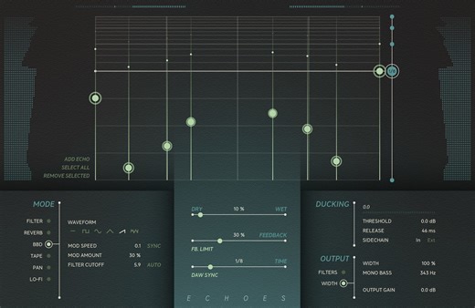 Softube releases Echoes Plugin (VST, AU & AAX)