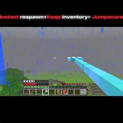 Instant respawn + Keep inventory=Jumpscare ☠️ @ProBoiz95