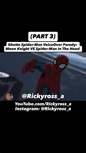 Ghetto Spider-Man VS Moon Knight VoiceOver | Ultimate Spider-Man In The Hood Parody (PART 3) #shorts