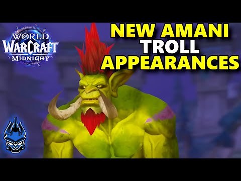 Alpha Testing All NEW Amani Troll Customization Options - WoW Midnight - Samiccus Discusses & Reacts