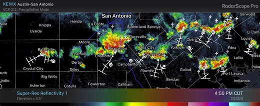 12 reactions · 3 comments | Radar update. 5:15 PM 07/23/2023 | South Texas Weather Updates | Facebook