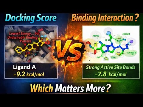 Tutorial 17: Docking Score vs Binding Interactions: Which Matters More in Drug Screening?