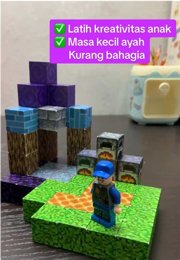 100 PCS Minecraft Magnetic Block Cube Toys