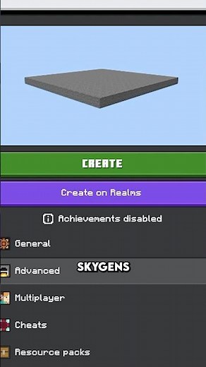 How to Build a Skygen World! 🧱 #minecraft