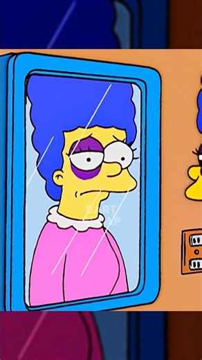 Marge fights with the journalist!? #simpsons