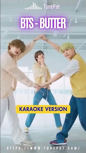 BTS - Butter (Karaoke Ver. & Backing Vocals) #karaoke #bts #instrumental #lyricvideo