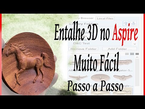 Entalhe 3D no Aspire Usando ClipArts | Oziel Rossow