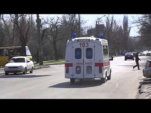 Ford Transit ambulance responding