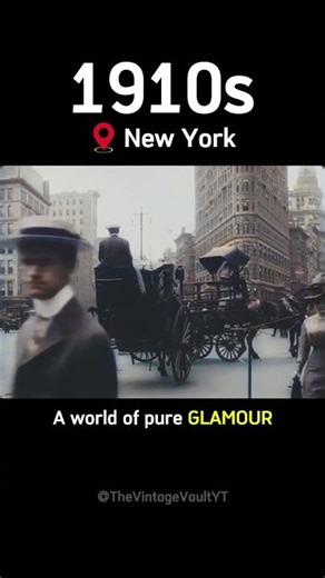 New York in the 1910s 🇺🇸 ... A world of pure GLAMOUR
