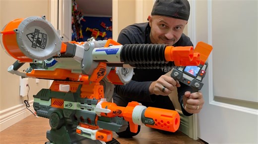 Behind the scenes: Father & son create epic Nerf war shorts!