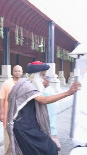 Sadhguru Drives the Hon'ble Vice President of India in a Golf Cart The Chief Guest of Mahashivratri 2024, the Honorable Vice President of India, Shri Jagdeep Dhankhar, visited the many consecrated spaces at the Isha Yoga Center, as Sadhguru himself drove him in a golf cart." | Sadhguru