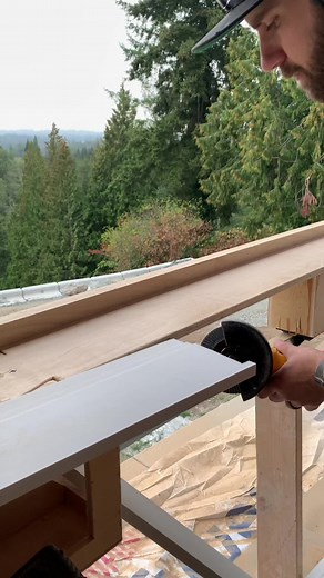 Thanks rock installer… Seriously though, a very simple step would to just get a sample of the baseboard and use it as a spacer. Let’s look out for the next guy. Oh and yeah, my safety glasses were almost worn. The thought was there. #d#diyh#howtoc#constructiond#designi#interiordesignf#farmhousef#farmhiusedecorf#farmhouselivingf#farmhousedesigni#interiorstyling#fixerupperfarmhouseinspired