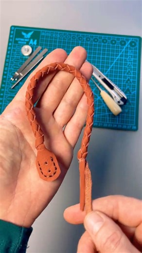Handmade Leather Bracelet 🔥 Braided Wristband DIY