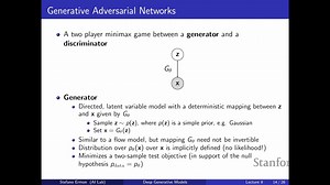 【双语】Deep Generative Models | Lecture 9 - GANs