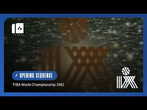 FIBA World Championship 1982 - Broadcast Opening Sequence (Excerpt-No Sound)