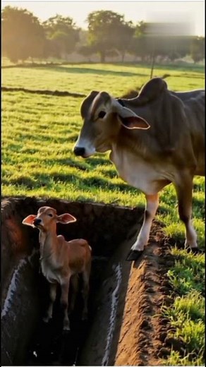 Unbreakable Bond Between Cow and Calf 🐄❤️ | Pure Village Love | LifeInWings