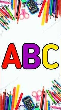 ABECEDÁRIO - Alfabeto em português - Alfabetização - ABC para Crianças #abecedario #abc #shortsfeed