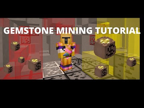 Gemstone mining tutorial. Best ways to mine gemstones. Hypixel Skyblock