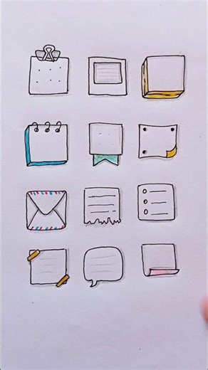 Note drawing ideas || #art #shorts #notebook #drawing #satisfying