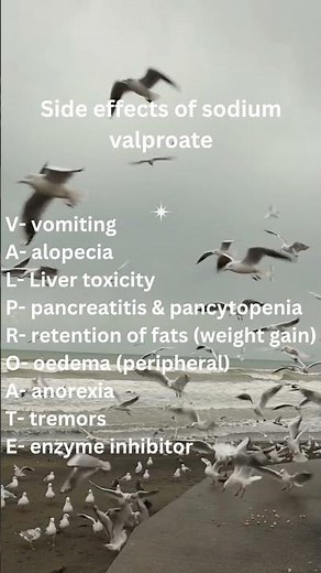 Side effects of sodium valproate #plab #usmle #medicine #medstudentproblems #pharmacology #mnemonics