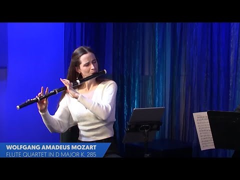 Emi Ferguson Performs Mozart's Flute Quartet in D Major K 285