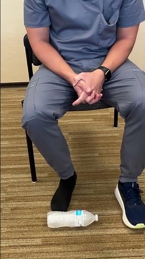 Plantar Fasciitis Exercise: Frozen Water Bottle Stretch for Foot Pain & Inflammation